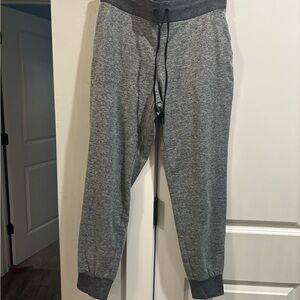Athleta Gray Heathered Jogger Pants